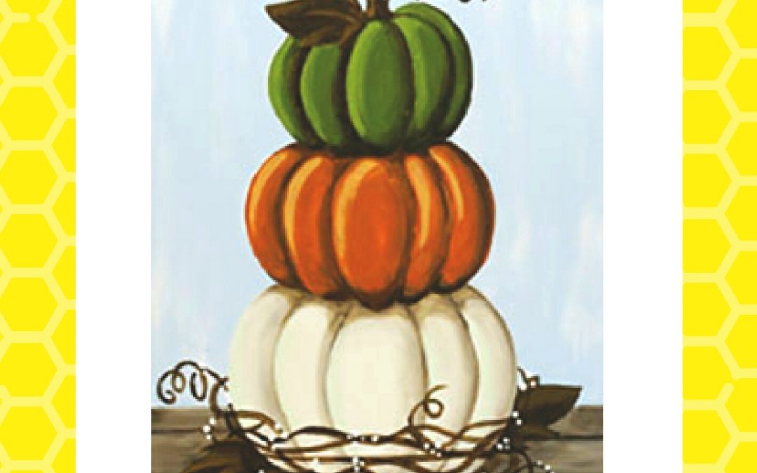 Stacking Pumpkins Canvas: BYOB