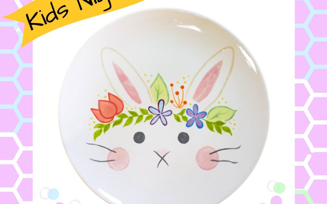 Paint & Bingo: Bunny Plate