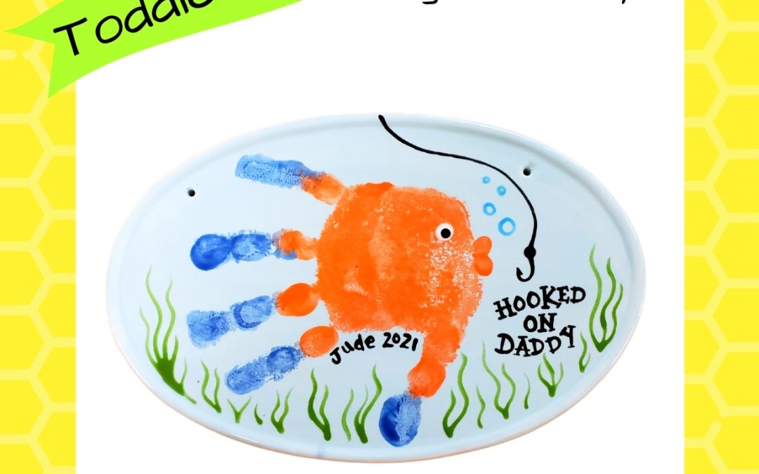 Toddler Time: Hooked on Daddy plaque