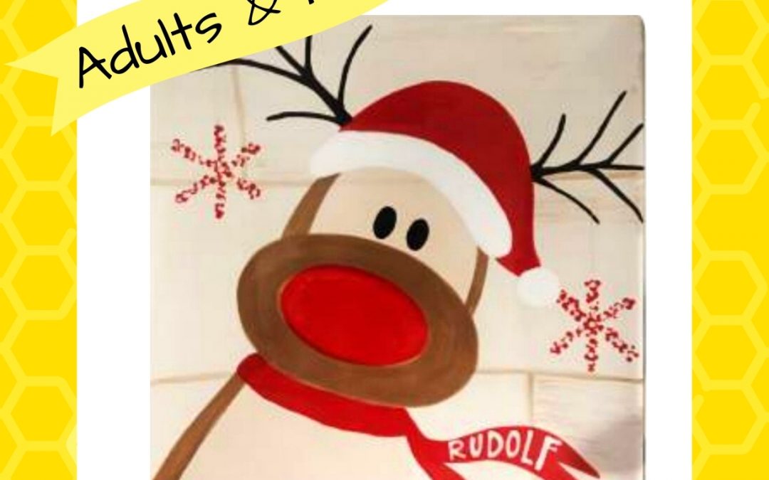 All Ages Canvas: Rudy Reindeer
