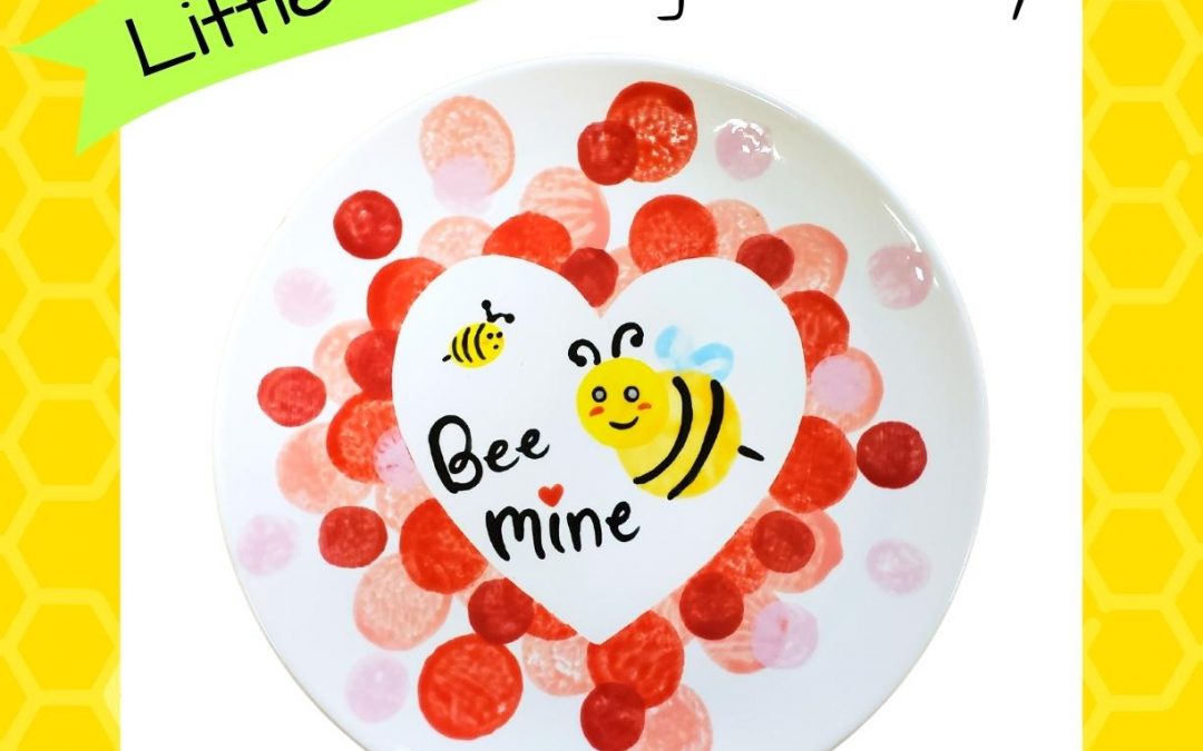 Paint & Storytime: Bee Mine Plate