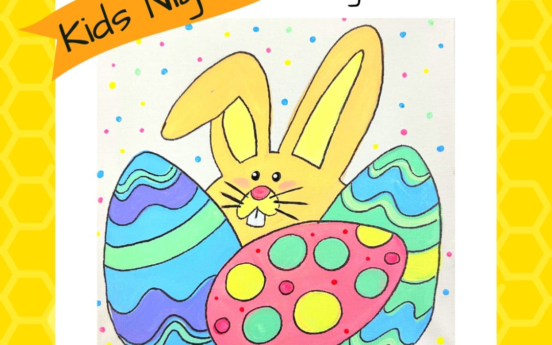 Kids Paint & Bingo: Peek-a-boo Bunny Canvas